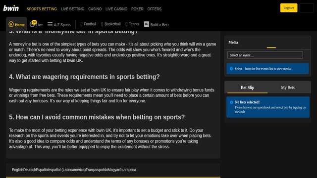Bwin casino screenshot