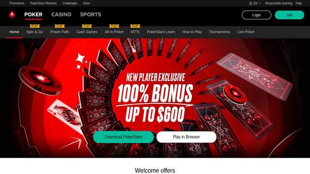 PokerStars Casino casino screenshot